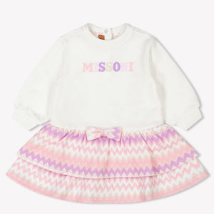 Missoni Bébé Filles Robe Blanc
