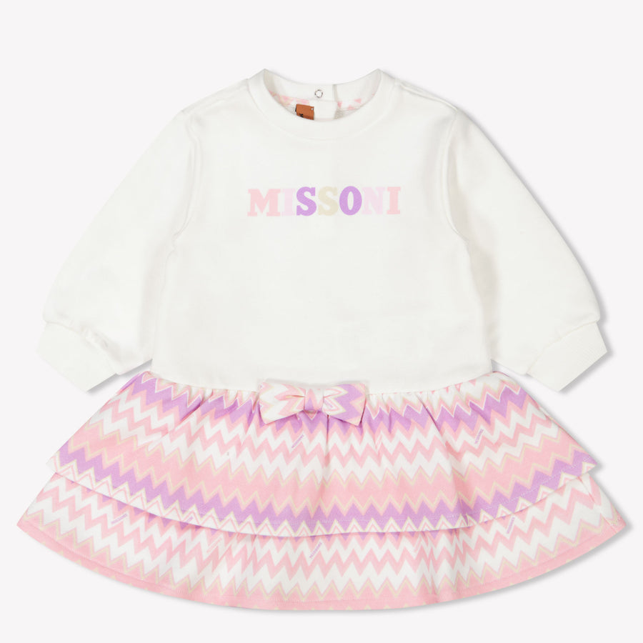 Missoni Bébé Filles Robe Blanc