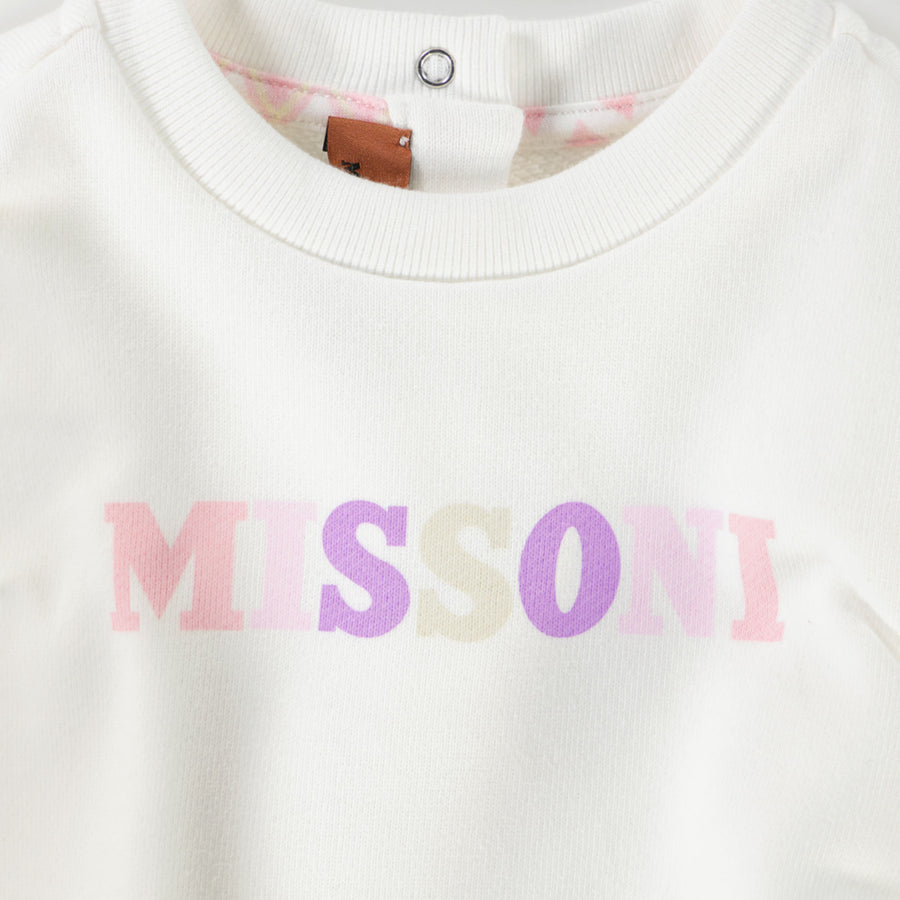 Missoni Bébé Filles Robe Blanc