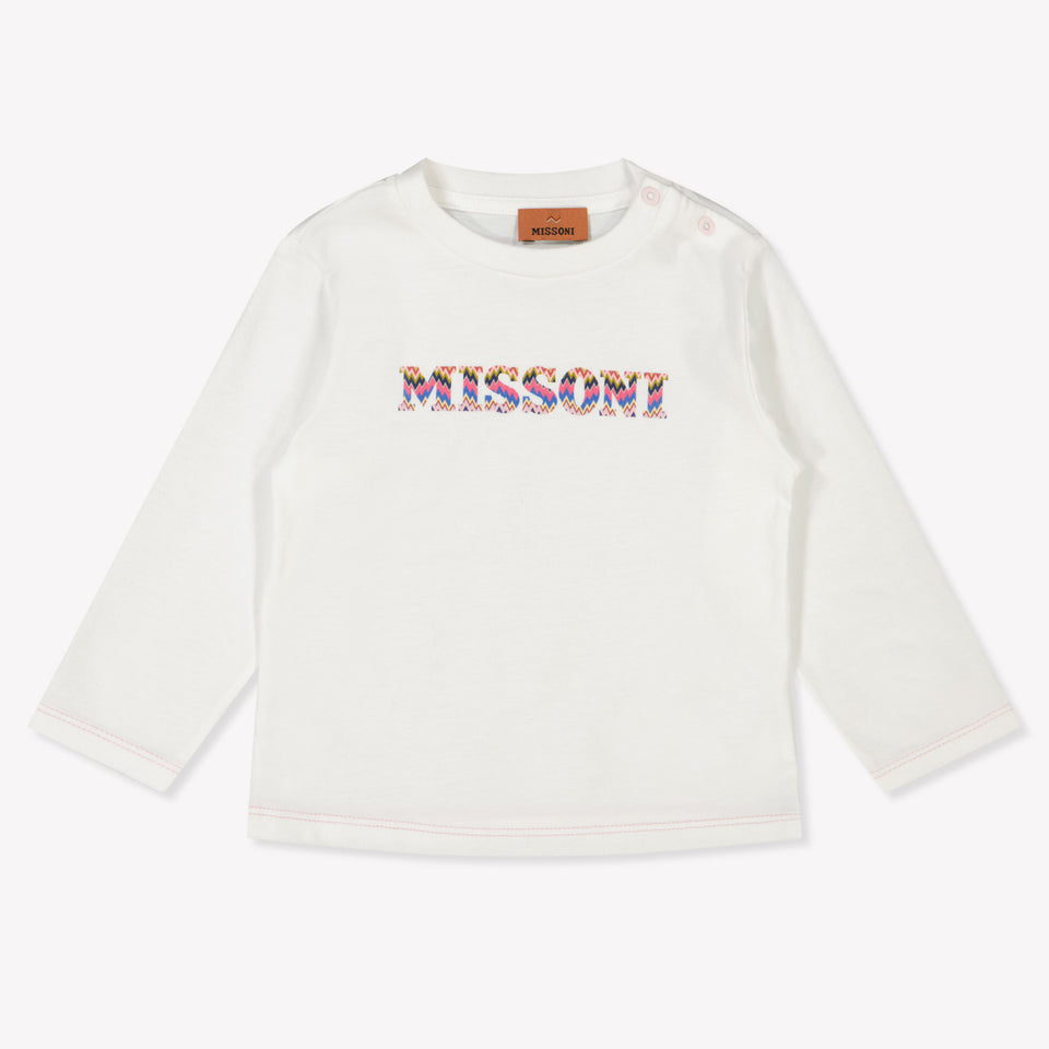 Missoni Baby Girls T-Shirt  White
