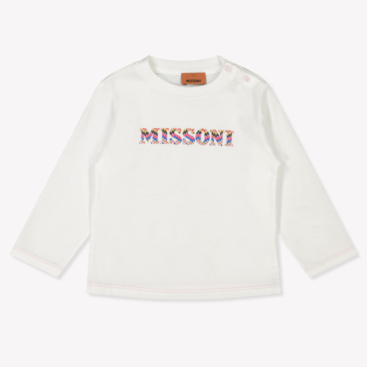 Missoni Bebé Chicas Camiseta en Blanco