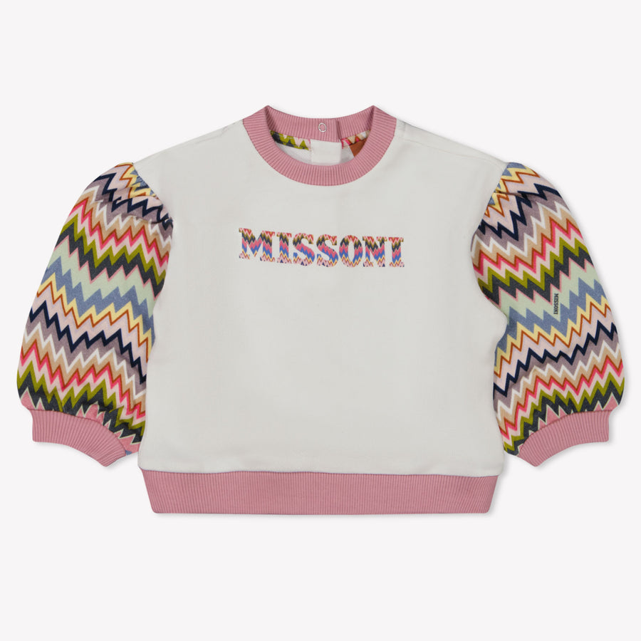 Missoni Bébé Filles Pull Blanc
