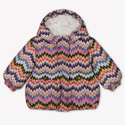 Missoni Baby Mädchen Winterjacke Fuchsia
