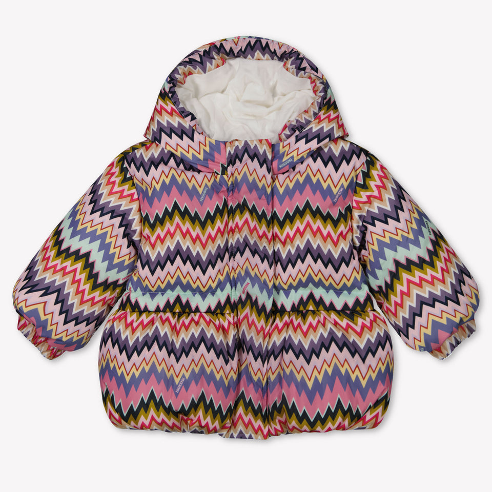Missoni Baby Mädchen Winterjacke Fuchsia