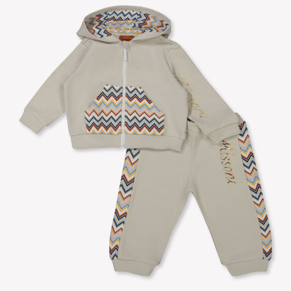 Missoni Bebé Chicos Traje de trote Beige claro