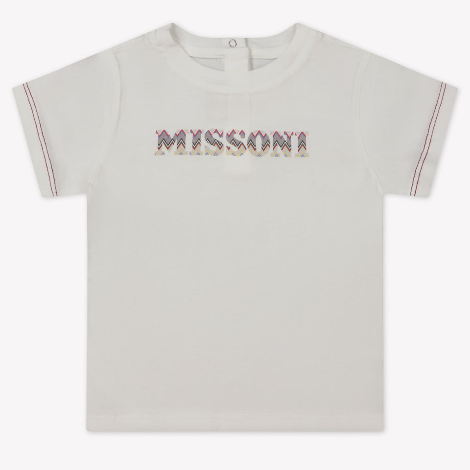 Missoni Bébé Garçons T-shirt Blanc