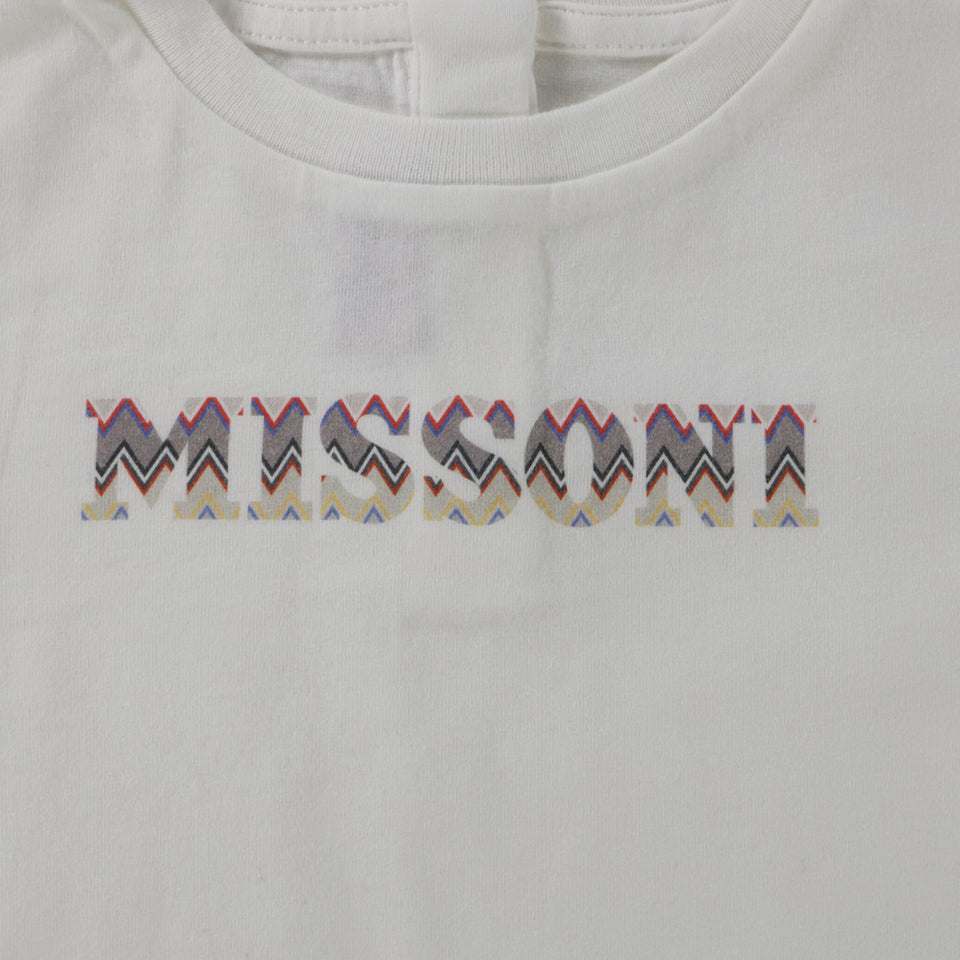 Missoni Bébé Garçons T-shirt Blanc
