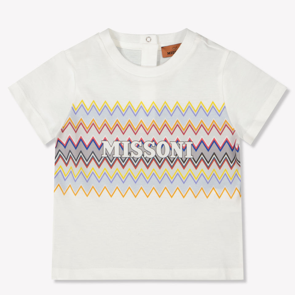 Missoni Baby Boys T-Shirt  White
