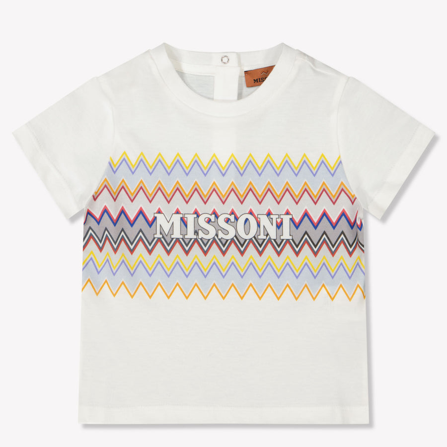 Missoni Bébé Garçons T-shirt Blanc