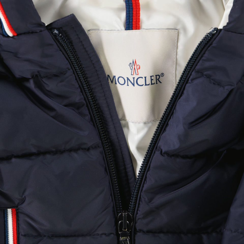 Moncler Bebé Mrary Chicos Chaqueta de invierno Navy