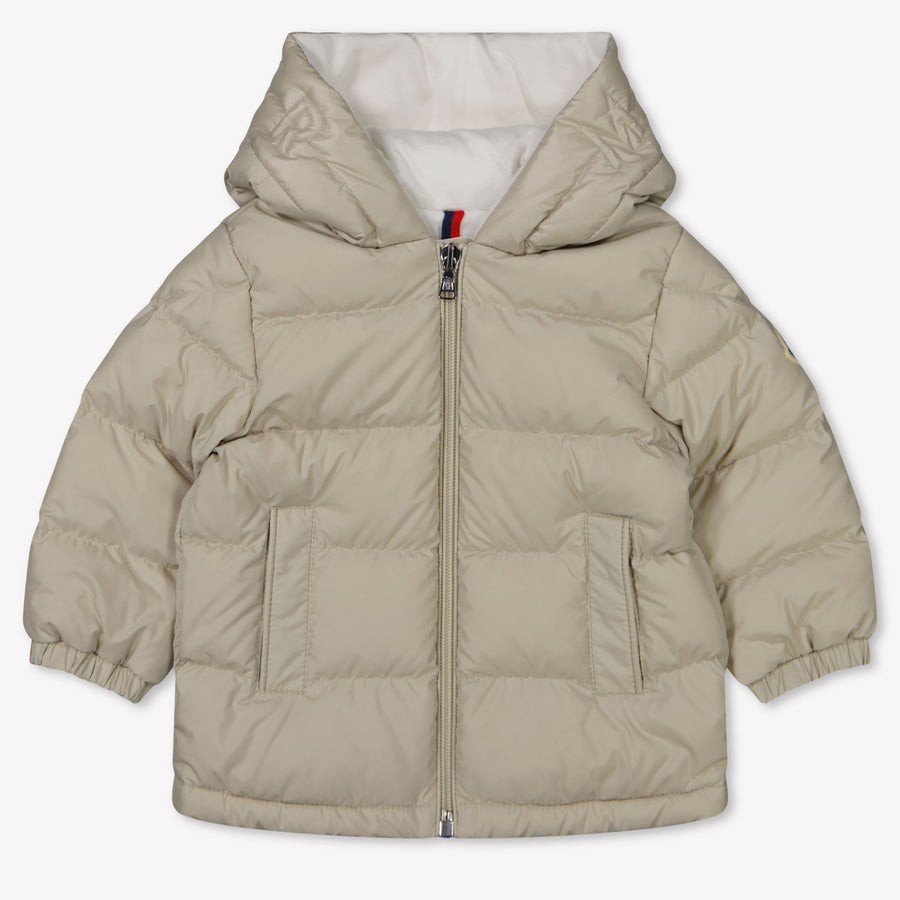Moncler Najan Baby Jongens Winterjas In Beige