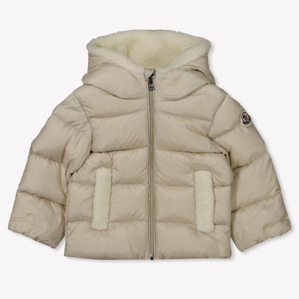 Moncler Borgan Baby Unisex Giacca invernale Beige