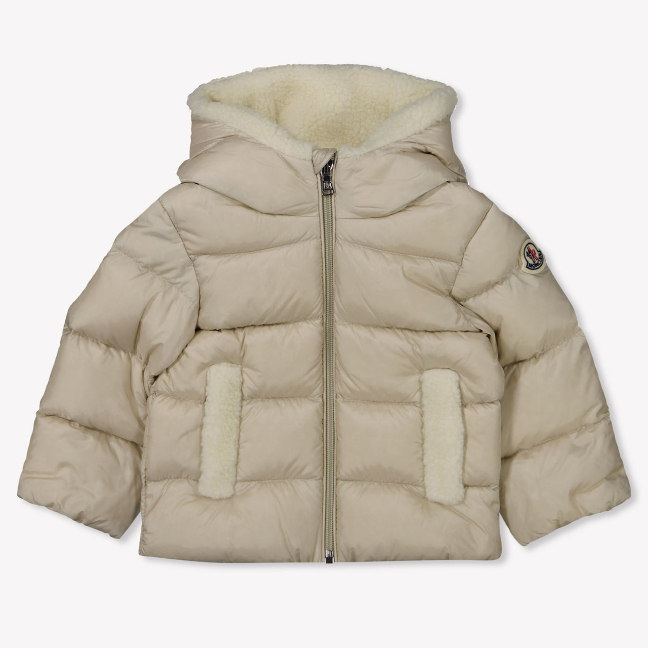 Moncler Bébé borgan Unisexe Veste d'hiver Beige