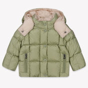 Moncler Parana bébé Filles Veste d'hiver Vert-Clair
