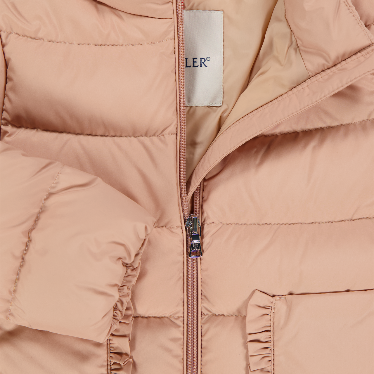 Moncler Bébé Onica Filles Veste d'hiver Rose Léger