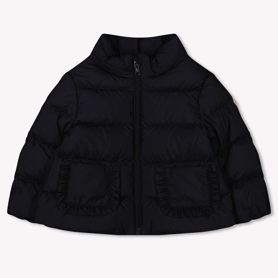 Moncler Aufics baby Mädchen Winterjacke Marineblau