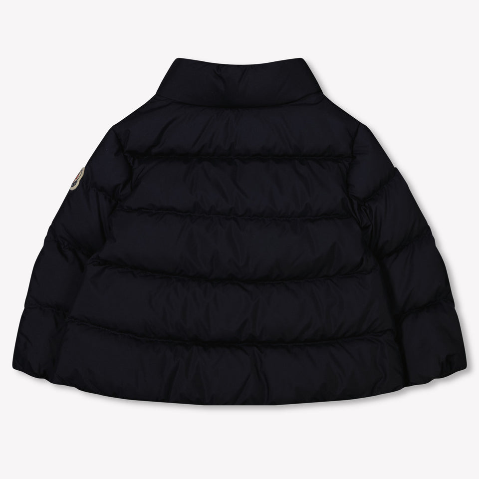Moncler Aufics baby Mädchen Winterjacke Marineblau