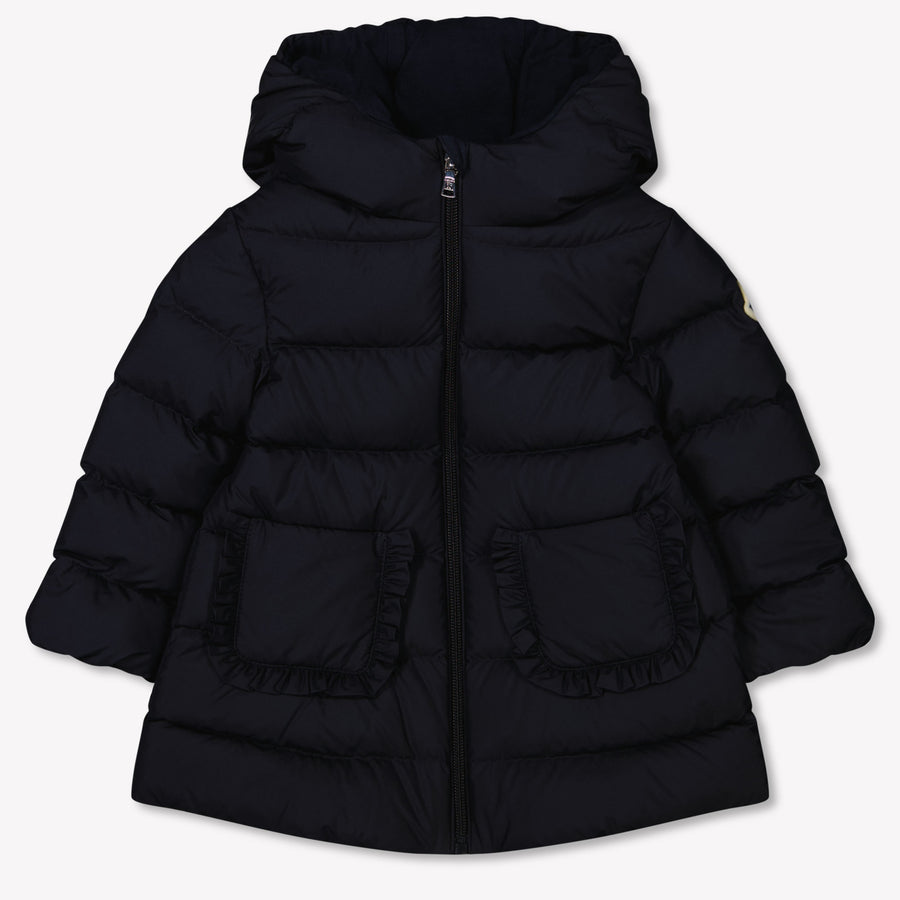 Moncler Bébé molan Filles Veste d'hiver Navy