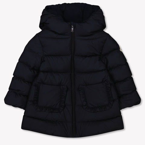 Moncler Bebé molan Chicas Chaqueta de invierno Navy