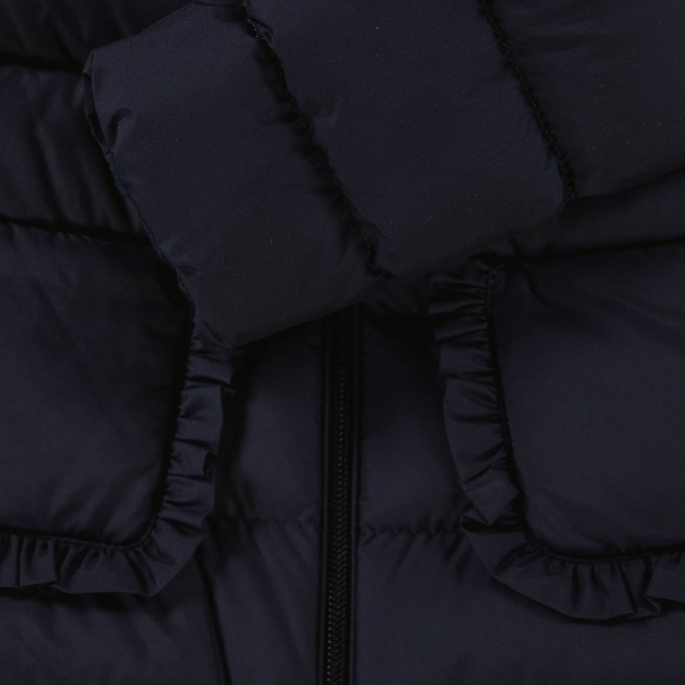 Moncler Bebé molan Chicas Chaqueta de invierno Navy
