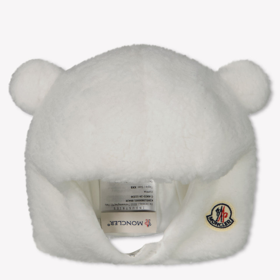 Moncler Baby Unisex Hut Grauweiß