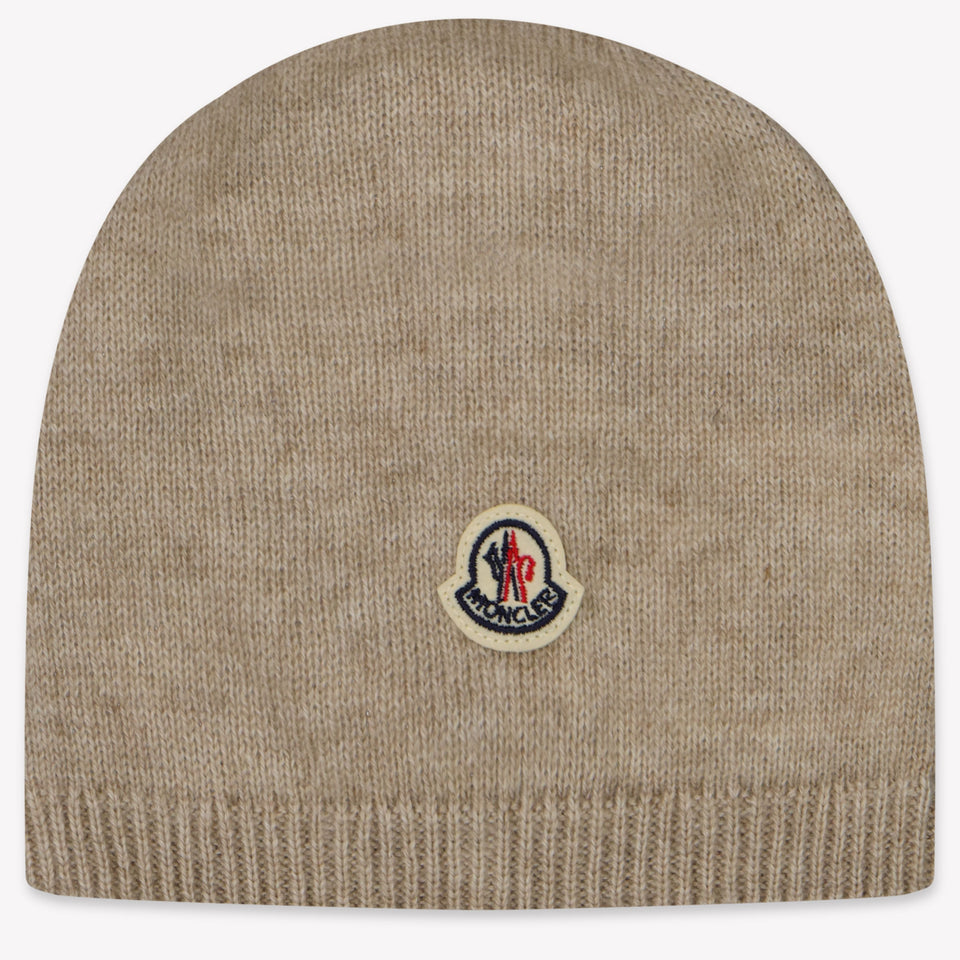 Moncler Bambino Unisex Cappello in Beige
