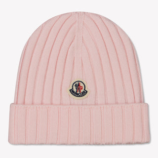 Moncler Baby Unisex Muts In Licht Roze
