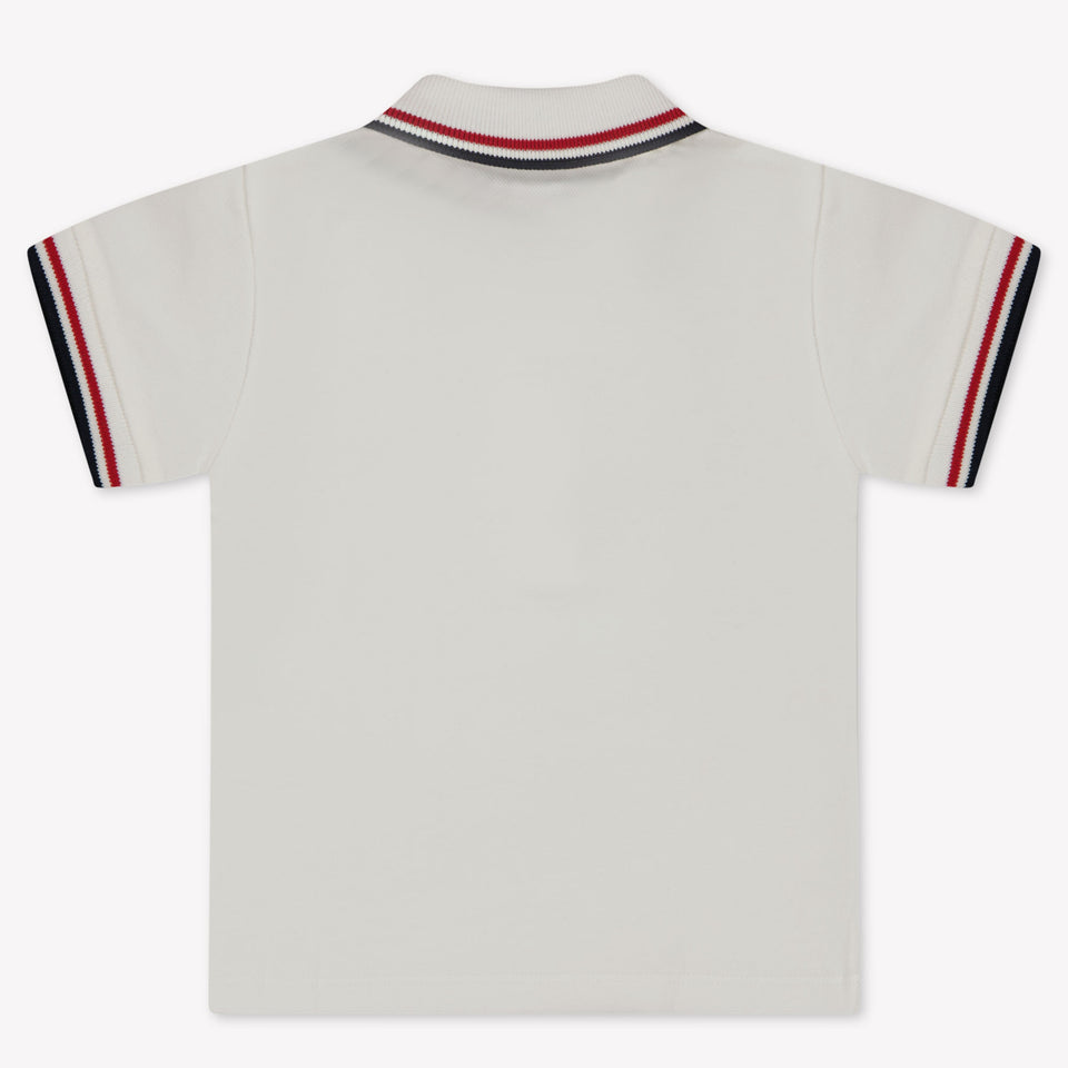 Moncler Bebé Chicos Polo Blanco