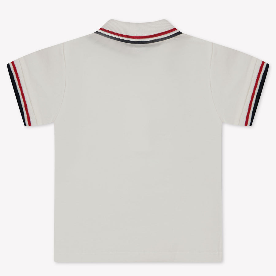 Moncler Baby Jongens Polo In Wit