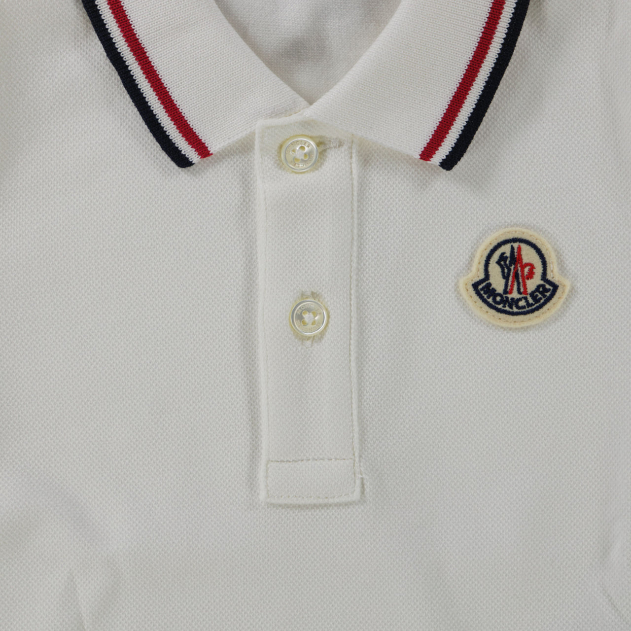 Moncler Baby Jongens Polo In Wit