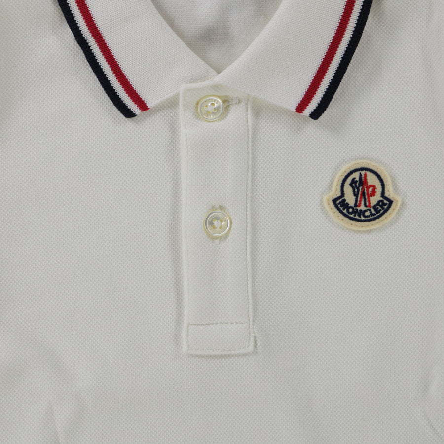 Moncler Baby Jongens Polo In Wit