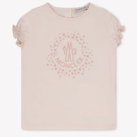 Moncler Bébé Filles T-shirt Rose Léger