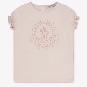 Moncler Bébé Filles T-shirt Rose Léger