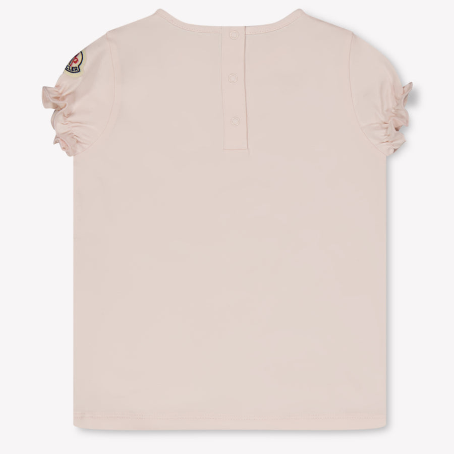 Moncler Bébé Filles T-shirt Rose Léger