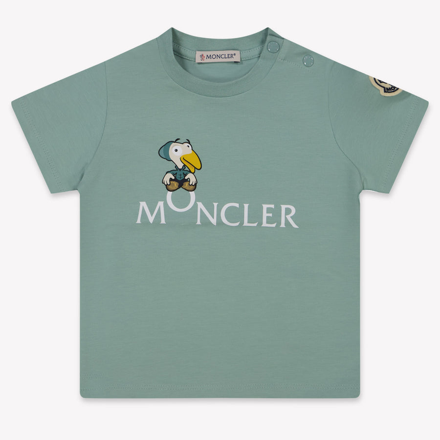 Moncler Bébé Unisexe T-shirt Menthe