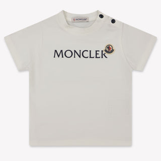 Moncler Bambino Ragazzi Maglietta dentro Bianco