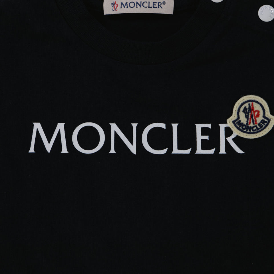 Moncler Bambino Ragazzi Maglietta dentro Navy