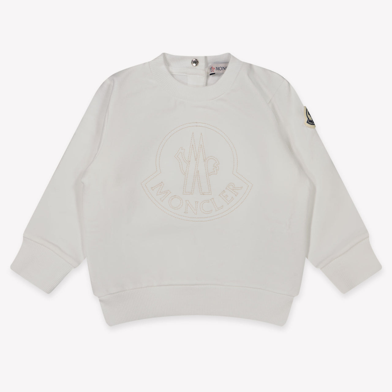 Moncler Bébé Garçons Pull dans le blanc off