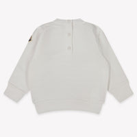 Moncler Bébé Garçons Pull dans le blanc off