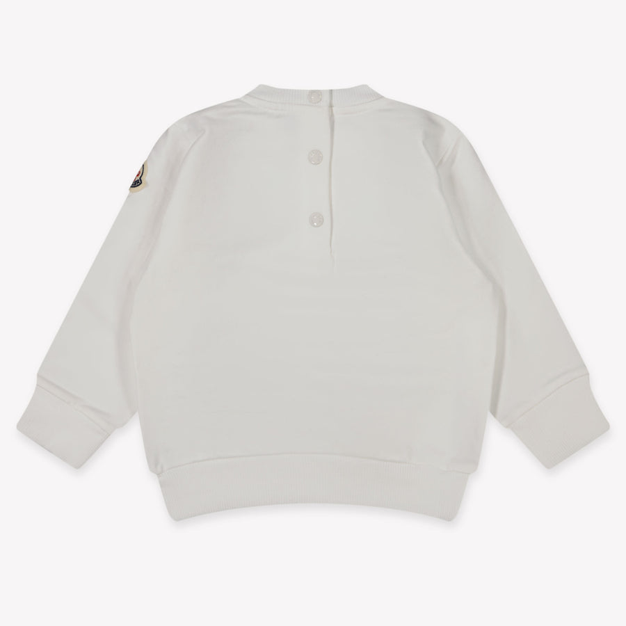 Moncler Bébé Garçons Pull dans le blanc off