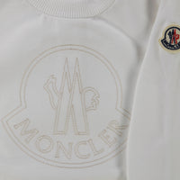 Moncler Bébé Garçons Pull dans le blanc off