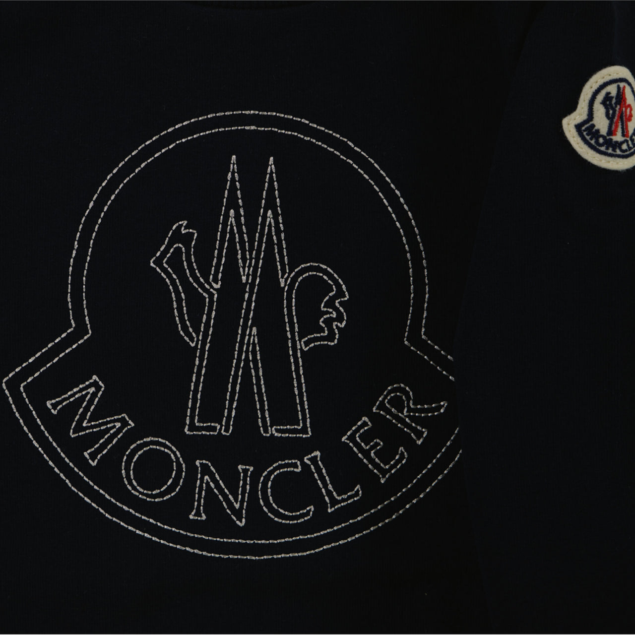 Moncler Baby Jongens Trui In Navy