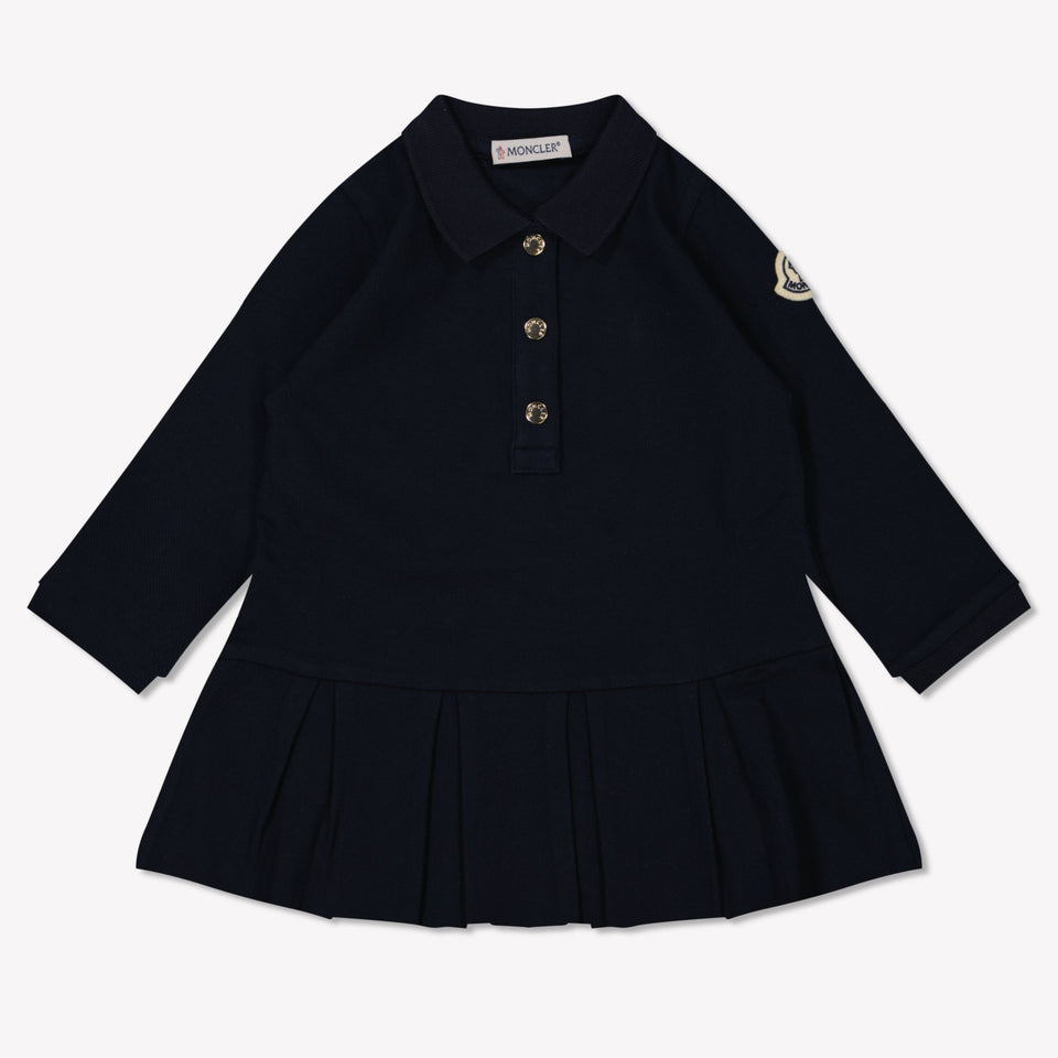 Moncler Baby Meisjes Jurk In Navy