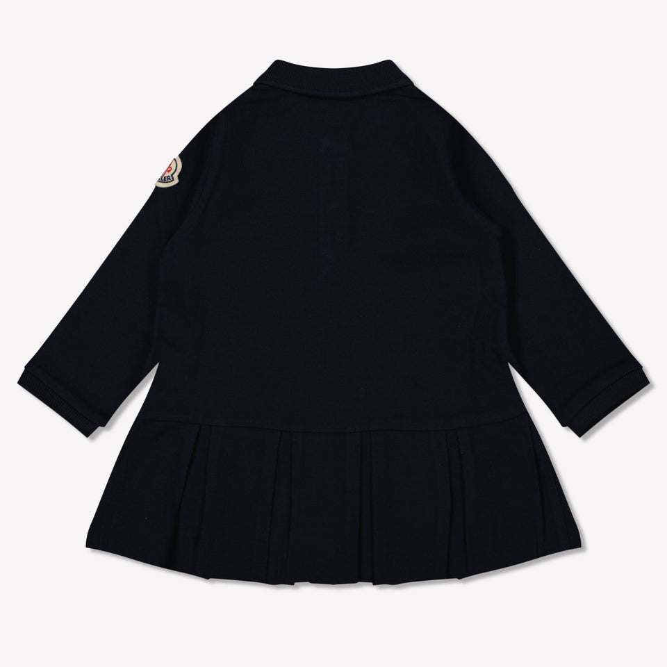 Moncler Baby Meisjes Jurk In Navy