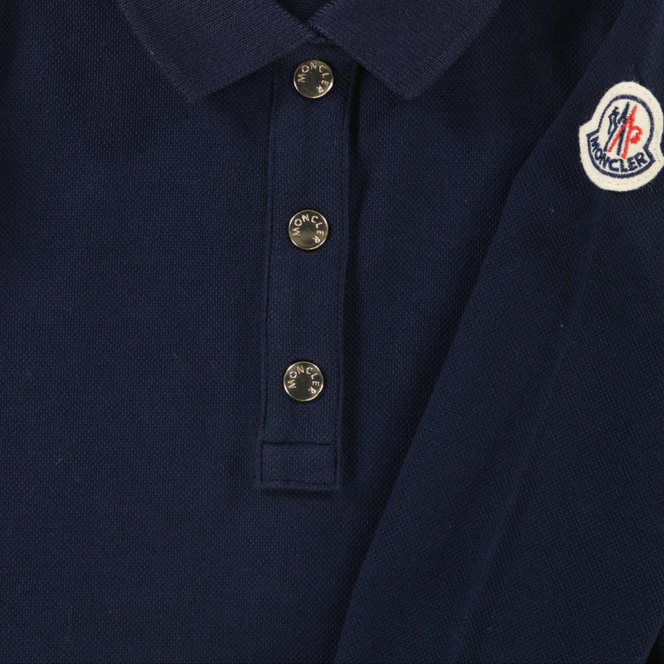 Moncler Baby Meisjes Jurk In Navy