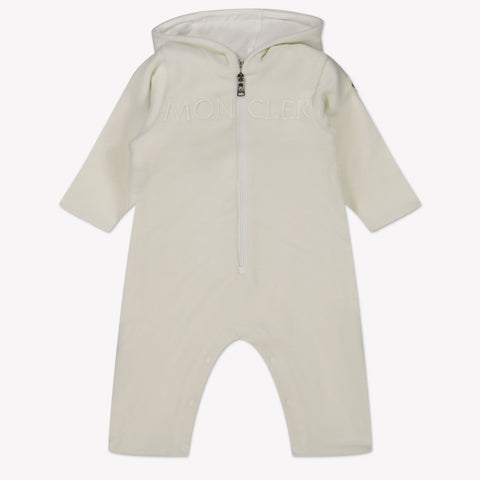 Moncler Bambino Unisex Tuta in scatola Off White