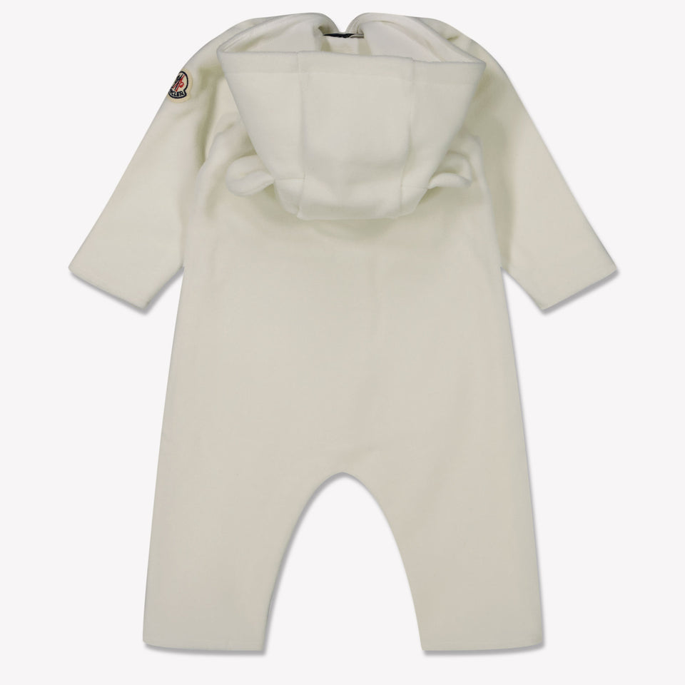 Moncler Bambino Unisex Tuta in scatola Off White