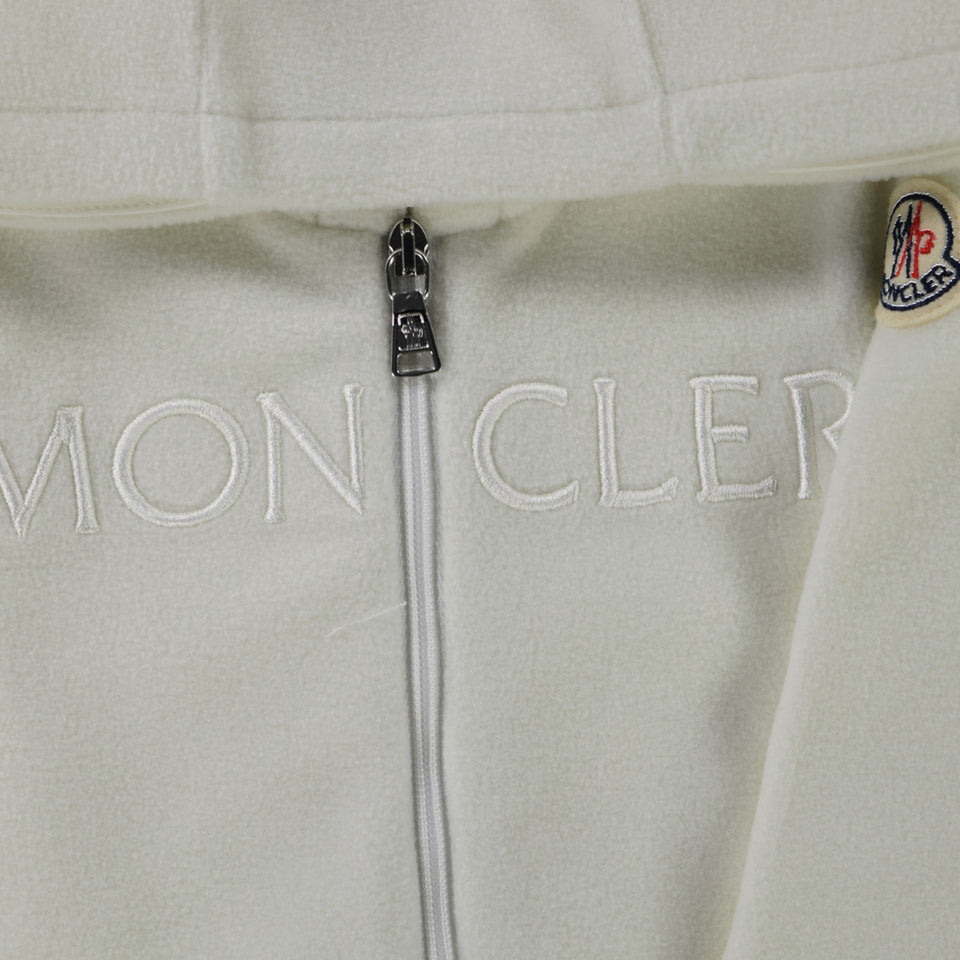 Moncler Bambino Unisex Tuta in scatola Off White