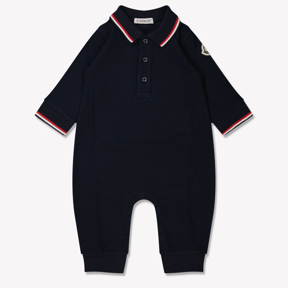 Moncler Baby Jungen Boxanzug Marineblau
