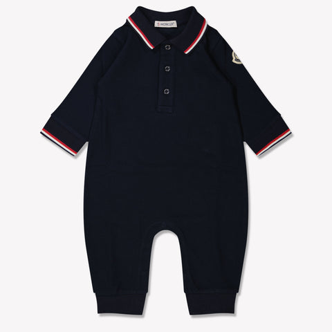 Moncler Baby Jungen Boxanzug Marineblau